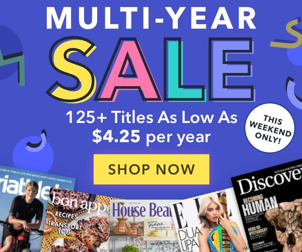 Multi Year Magazine Sale