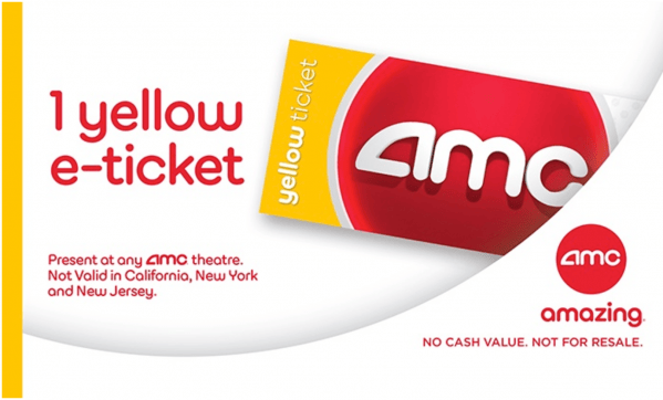 Discount on AMC Movie Ticket