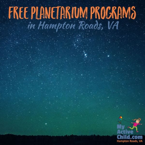 Free Planetarium Programs in Hampton Roads Virginia!