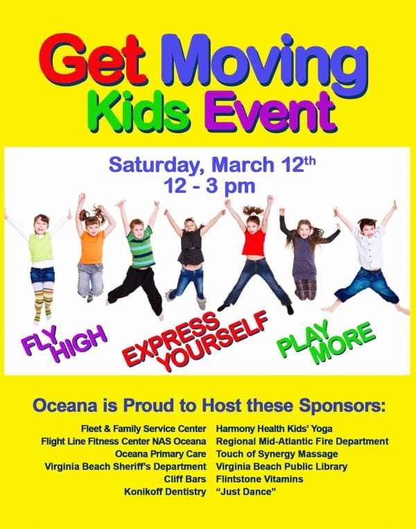 Get Moving Kids Event Oceana March 12