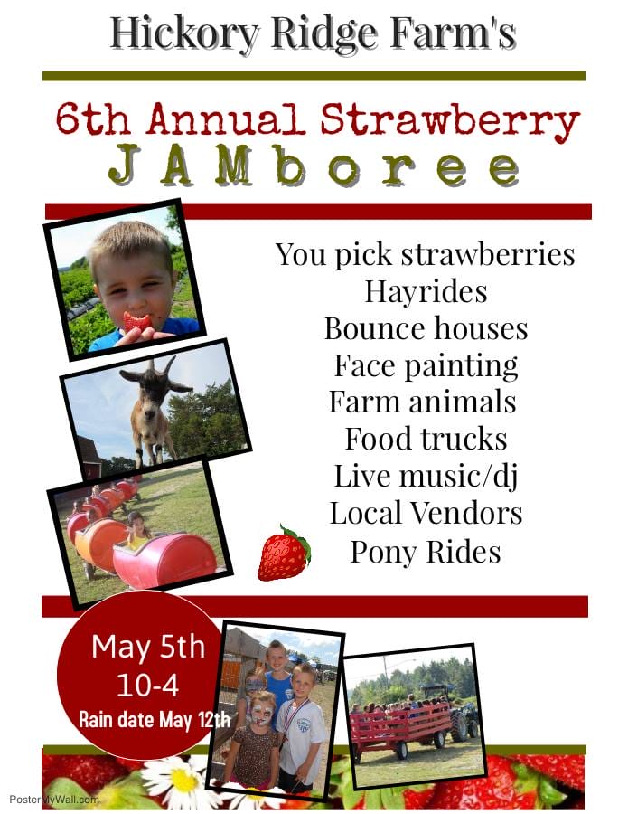 Hickory Ridge Farm 6th Annual Strawberry JAMboree