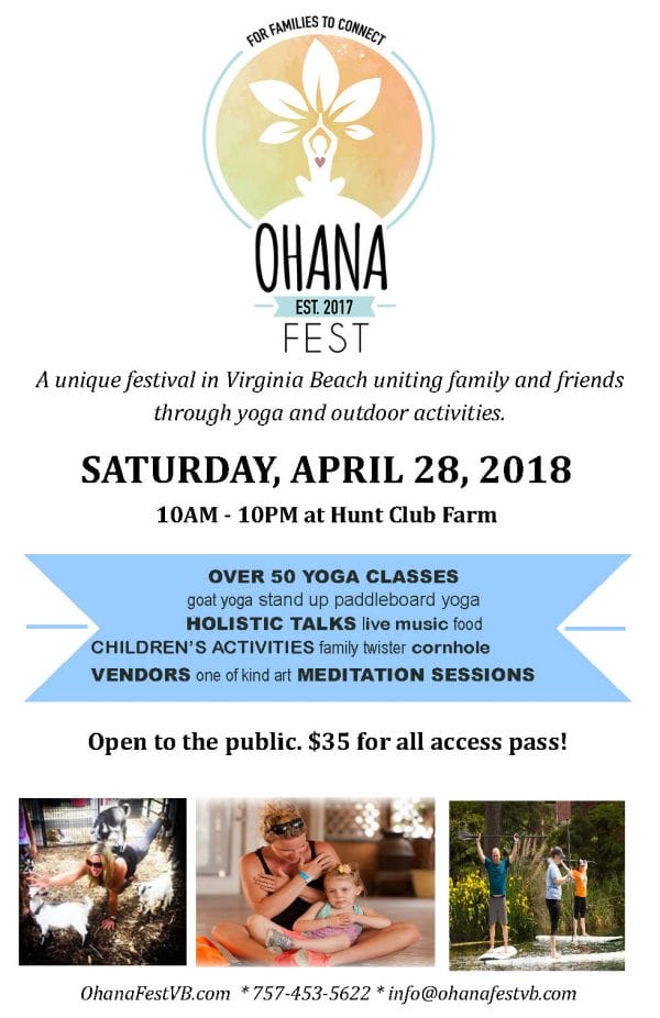 2018 Ohana Fest Poster Virginia Beach
