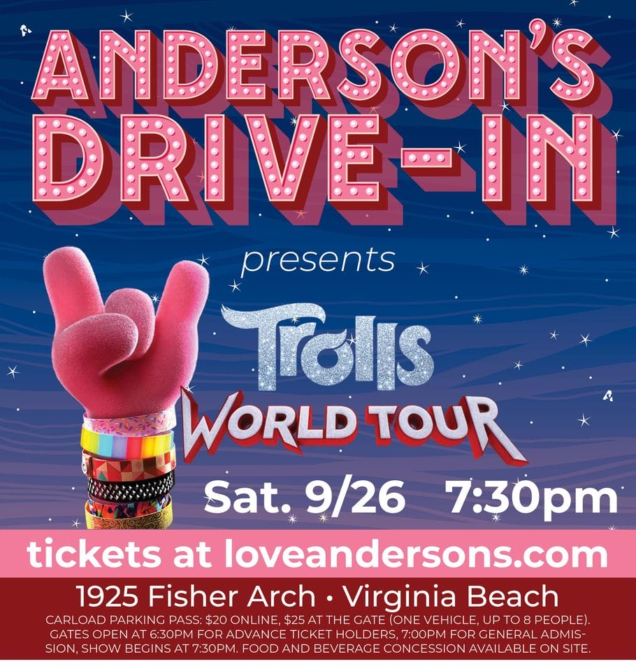 Andersons Drive In Movie - Trolls World Tour