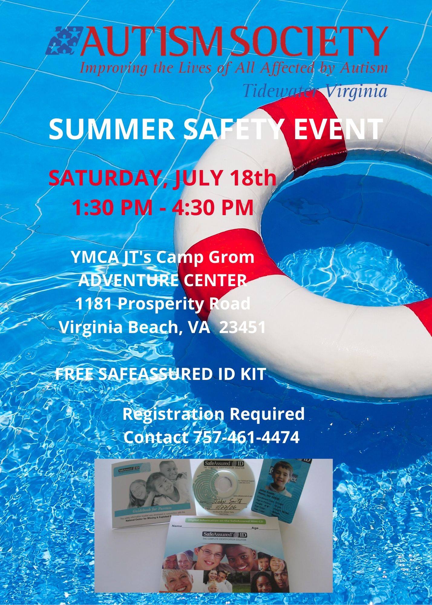 Autism Water Summer Safety Event