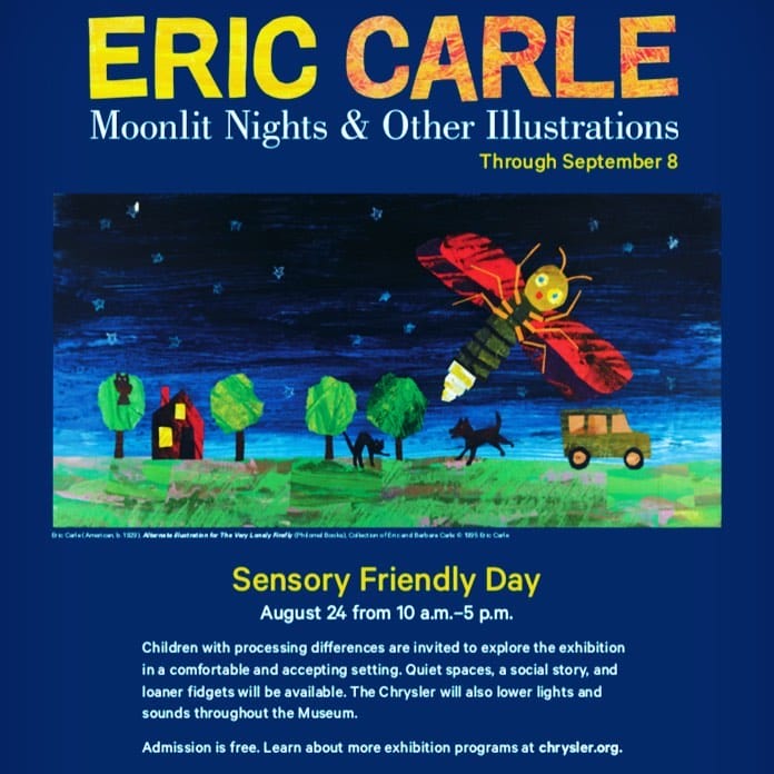Eric Carle Sensory Friendly Day at The Chrysler Museum Norfolk VA
