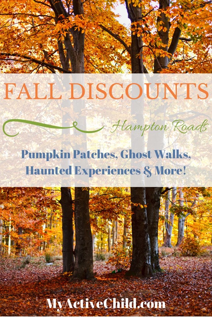 Fall Discounts in Hampton Roads Virginia