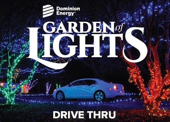 Norfolk Botanical Garden - Garden of Lights Drive Thru