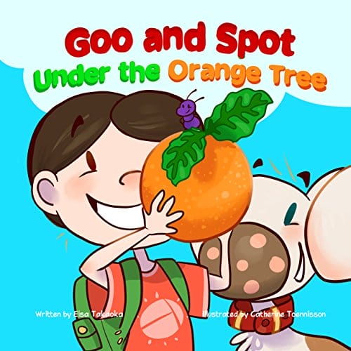 Goo and Spot Under the Orange Tree.jpg