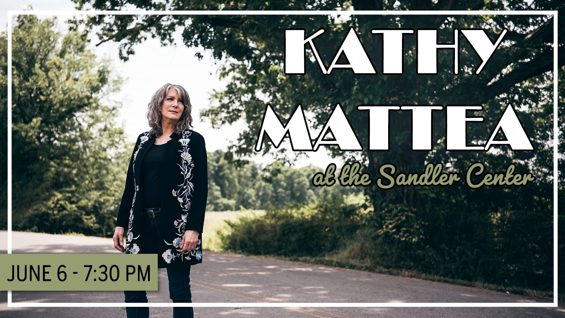 Date Night Giveaway - An Evening With Kathy Mattea at the Sandler Center