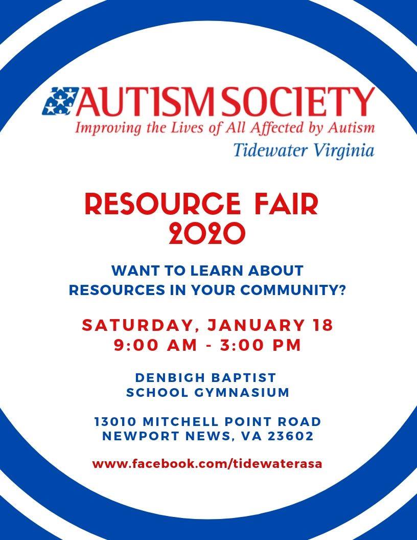 Resource Fair Autism Society Virginia