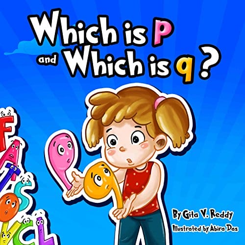 Kids Kindle Book - Which is p and Which is q?