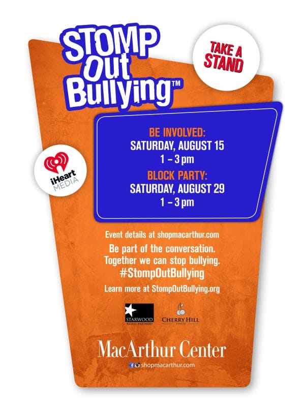 Stomp Out Bulling Event at MacArthur Center