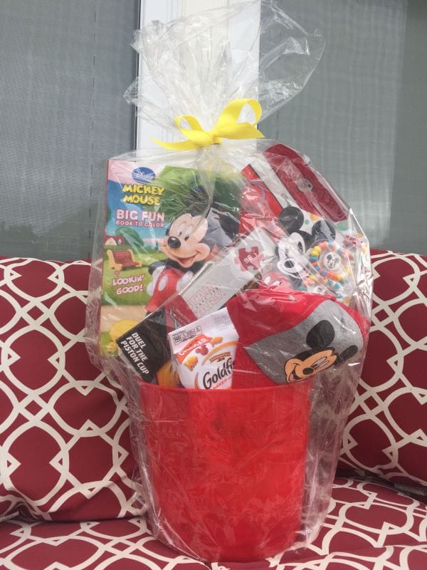 Mickey Mouse Giveaway Basket
