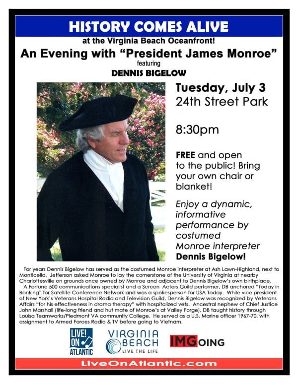Evening with President James Monroe