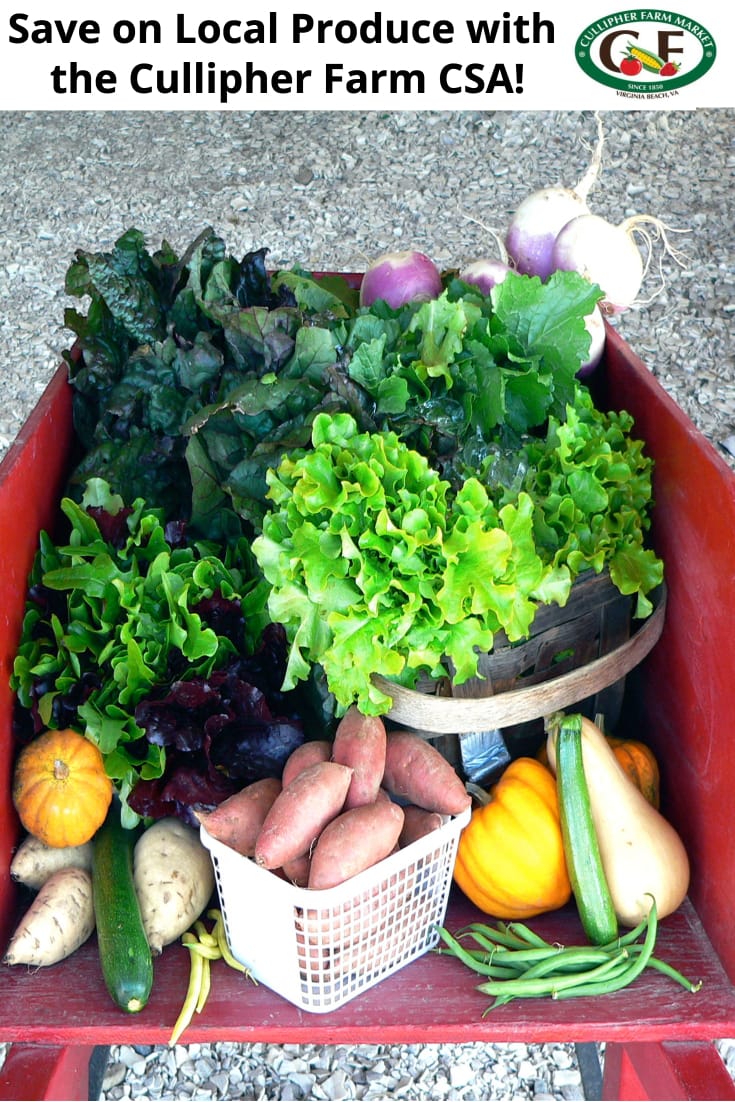 Save with this Discount on Local Produce with the Cullipher Farm CSA Program!