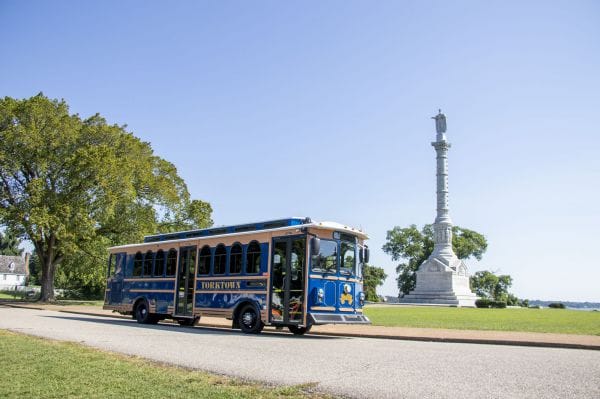 Trolley Victory Monument Yorktown VA