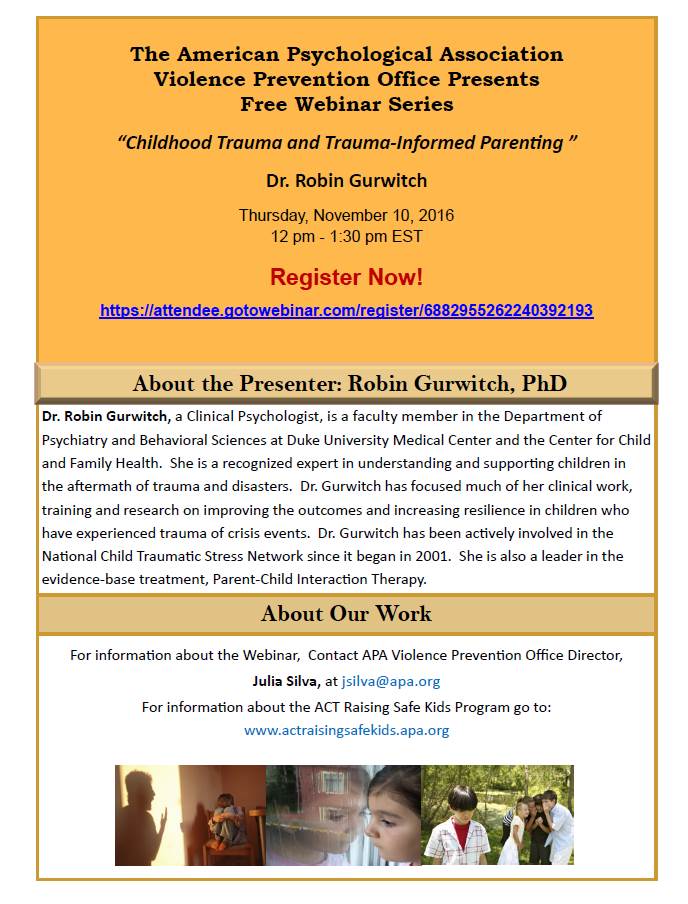 Childhood Trauma and Trauma-Informed Parenting
