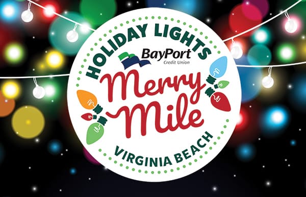 Holiday Lights Merry Mile Virginia Beach VA