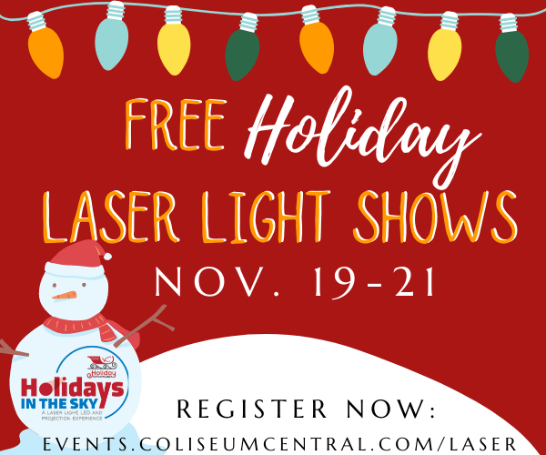 Free Holiday Laser Light Show Hampton VA