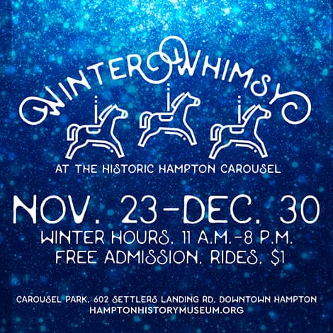 Winter Whimsy at the Hampton Carousel