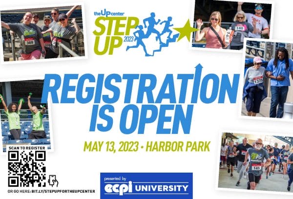 Registration is now open for StepUp For the Up Center 2023 - May 13, 2023