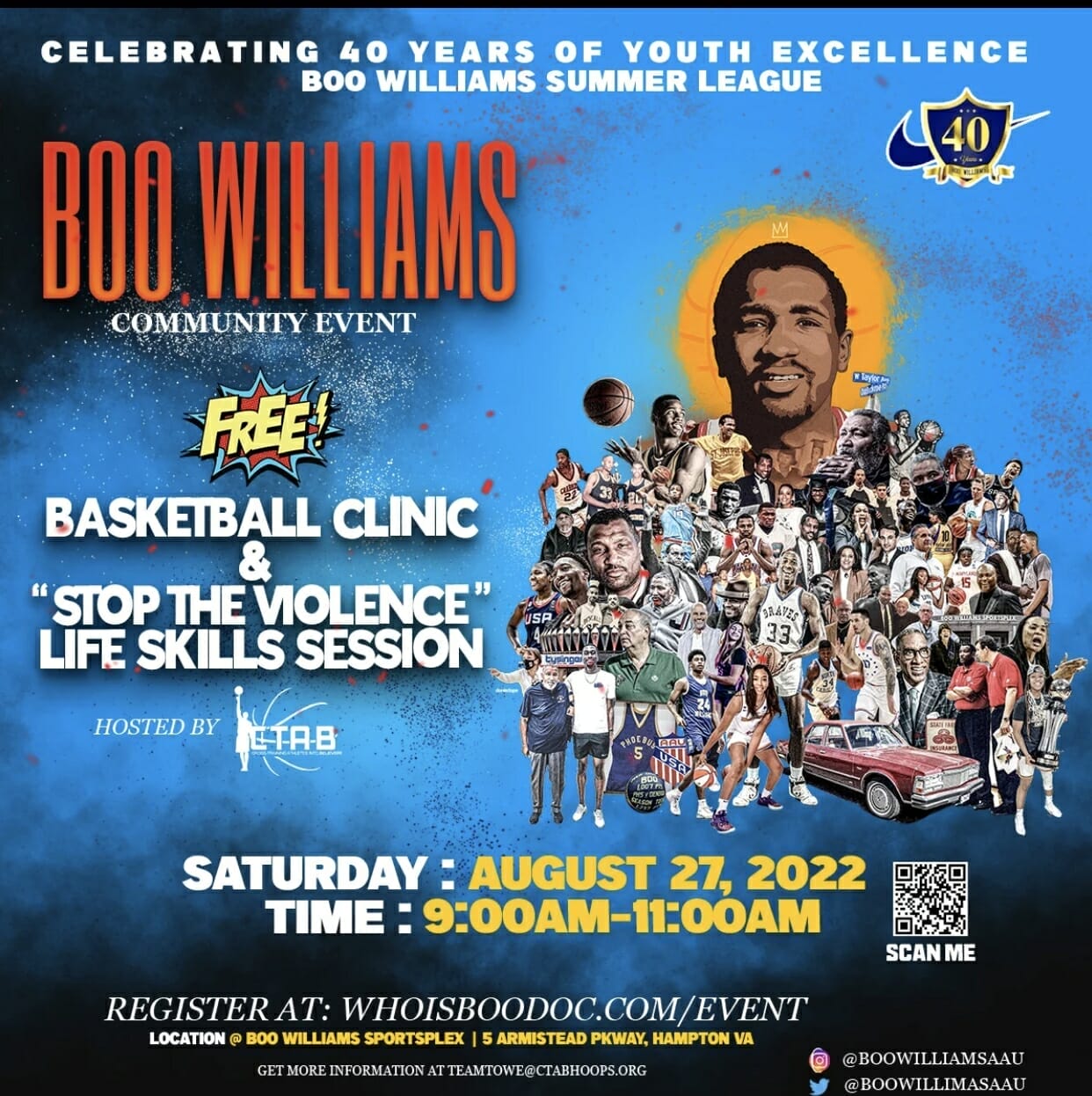 Boo Williams Free Basketball Clinic