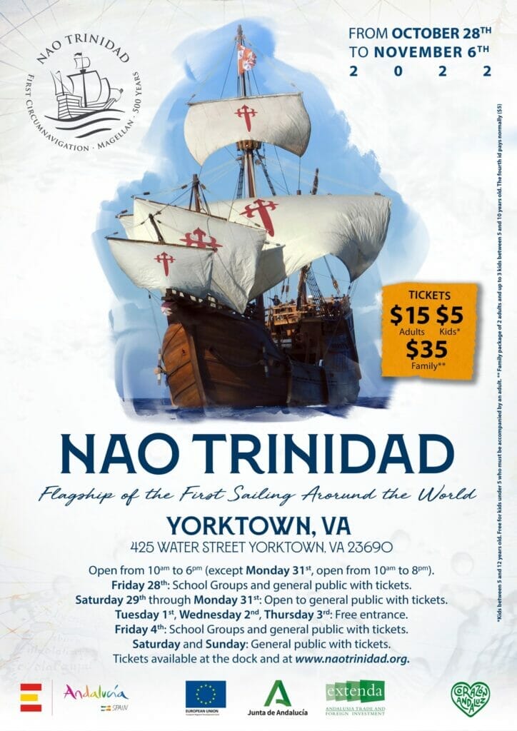 NAO TRINIDAD Visits Yorktown Virginia