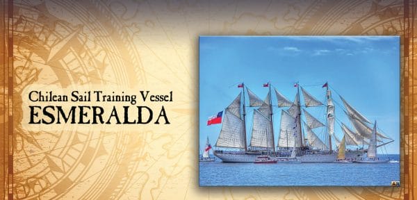Tall Ship Esmeralda visits Norfolk